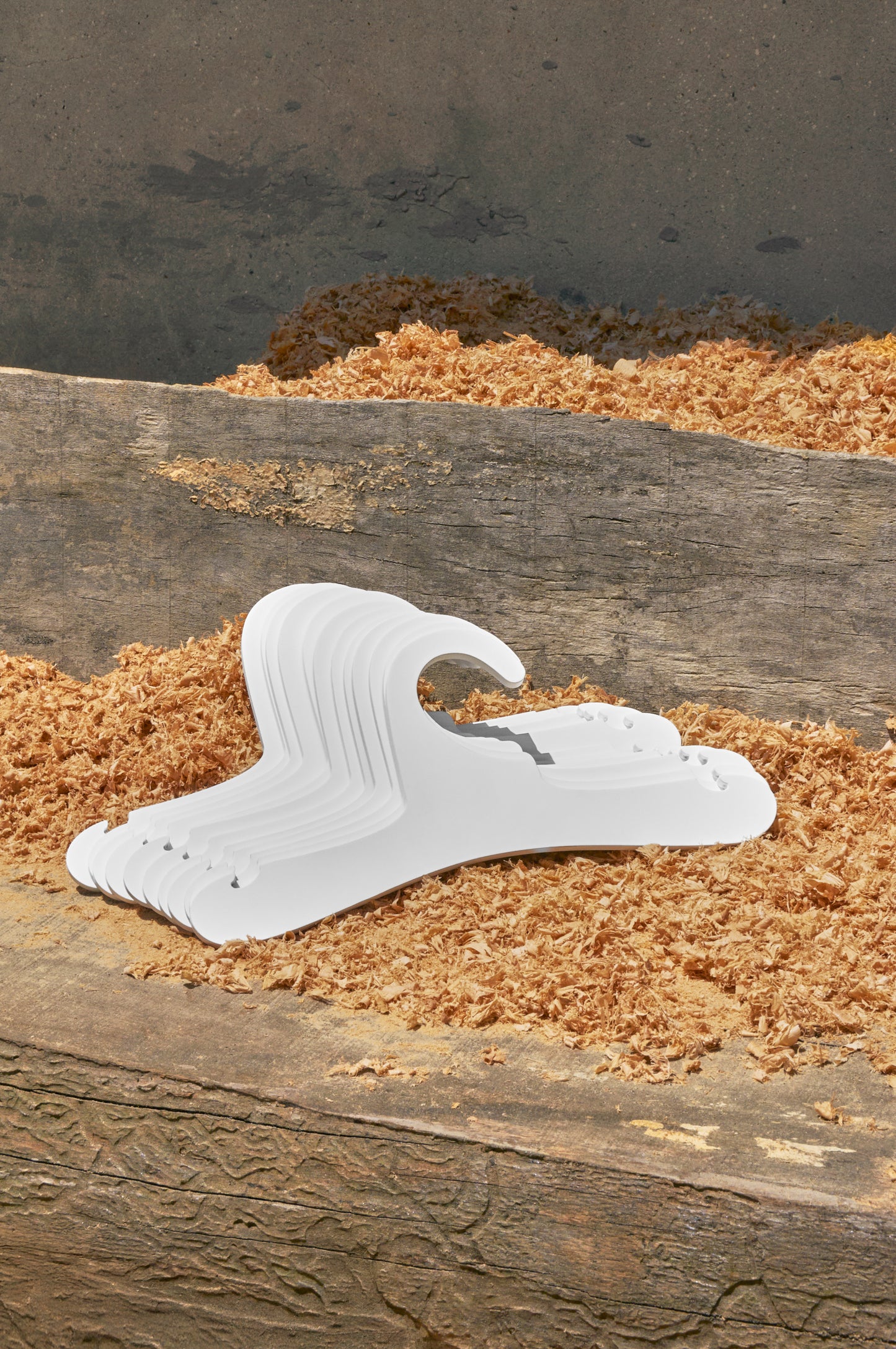 Woodvinci Ahşap Çocuk Askısı Beyaz