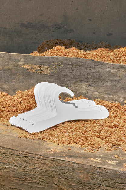 Woodvinci Ahşap Çocuk Askısı Beyaz